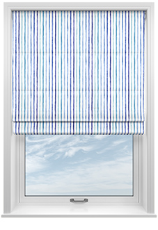 Vintage Stripe, Riviera - Roman Blind